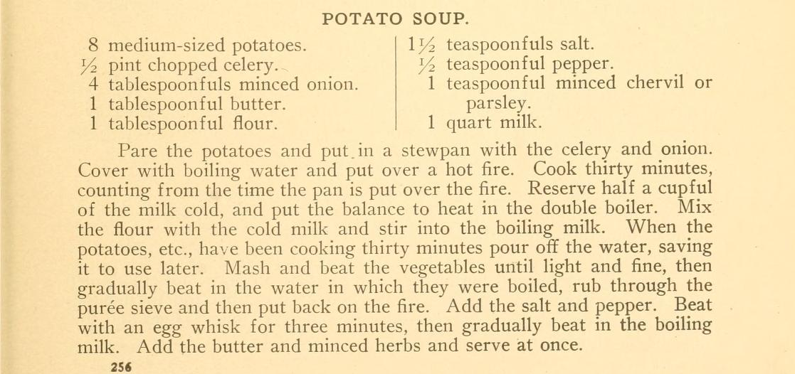 potato soup recipe large sized